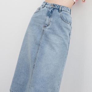Light Denim Skirt